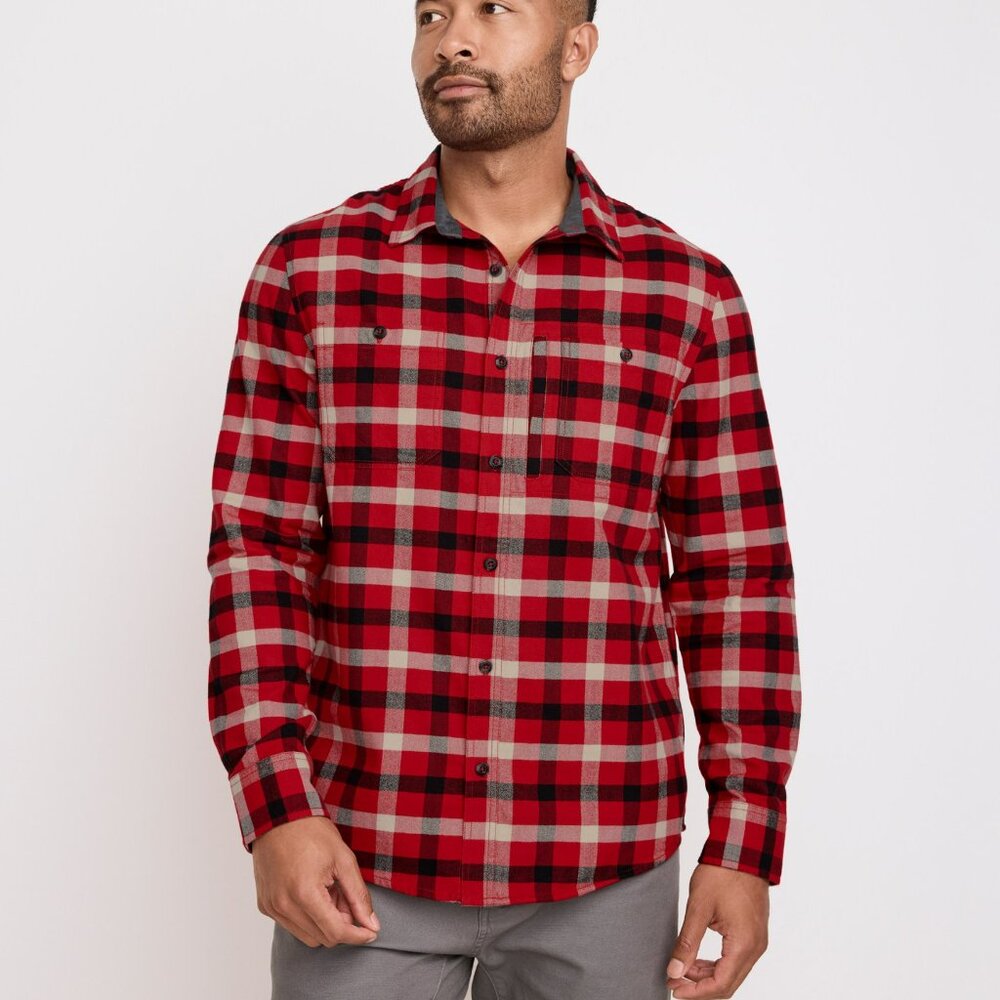 Jockey Outdoors (By Luke Bryan) Flannel Field Shirt. Brand New. Mens Size: Large